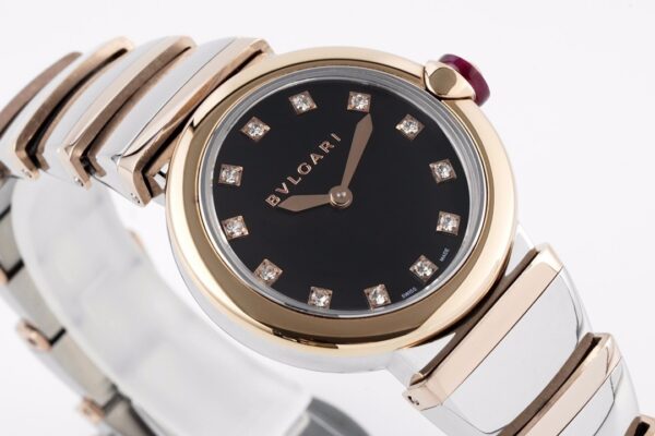 sy_no_7AFE19B0753A220E6D98750F2389EA9F_0 BVLGARI LVCEA watch with quartz movement and stainless steel strap