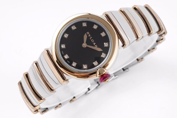 sy_no_7AFE19B0753A220E6D98750F2389EA9F_1 BVLGARI LVCEA watch with quartz movement and stainless steel strap