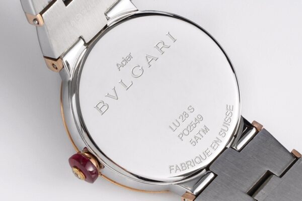 sy_no_7AFE19B0753A220E6D98750F2389EA9F_6 BVLGARI LVCEA watch with quartz movement and stainless steel strap