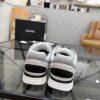 sy_no_7BCDD15F7FA18AE02293535C9264D5C2_7 Chanel White & Grey Chunky Sneaker with Black Laces & CC Logo