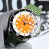 sy_no_7DC924300B1F0E40EE1823D32299B1C2_3 BREITLING Breitling Super Ocean Series Automatic Mechanical Movement 300m Waterproof Orange Elegant Vitality Unisex Swiss Watch Orange Dial Stainless Steel Case