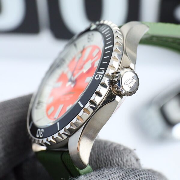 sy_no_7DC924300B1F0E40EE1823D32299B1C2_5 BREITLING Breitling Super Ocean Series Automatic Mechanical Movement 300m Waterproof Orange Elegant Vitality Unisex Swiss Watch Orange Dial Stainless Steel Case