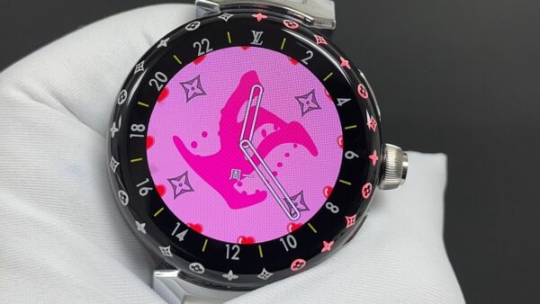sy_no_7ECE54D740DB0647CF75CCF2BE0D3C2E_2 LOUIS VUITTON TAMBOUR HORIZON LIGHT UP series smartwatch LV printed full touch screen fashion item
