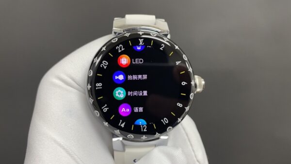 sy_no_7ECE54D740DB0647CF75CCF2BE0D3C2E_4 LOUIS VUITTON TAMBOUR HORIZON LIGHT UP series smartwatch LV printed full touch screen fashion item