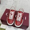 sy_no_7F1D635BC94D8FBAB54A549D0EA07F87_1 Gucci GG Embossed Leather Screener Sneaker in Red