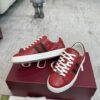 sy_no_7F1D635BC94D8FBAB54A549D0EA07F87_4 Gucci GG Embossed Leather Screener Sneaker in Red