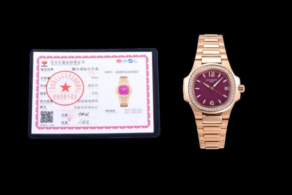 sy_no_7F30995ED5889DF509B86CF16FEF27D2_1 Patek Philippe Sporty Elegance NAUTILUS Series Quartz Movement Women's Watch Swiss Watch Purple Dial