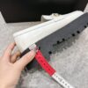 Chanel Platform Loafer with Metal Lettering