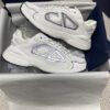 sy_no_8055F83F7EE197A44926CC657978D13C_1 Dior White Mesh Silver Outline CD Logo Running Sneaker