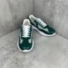 sy_no_81192BC3E259D58282EF102B8C4DD307_1 Prada America's Cup Dark Green Patent Mesh Sneaker