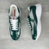 sy_no_81192BC3E259D58282EF102B8C4DD307_2 Prada America's Cup Dark Green Patent Mesh Sneaker