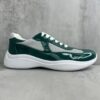 sy_no_81192BC3E259D58282EF102B8C4DD307_5 Prada America's Cup Dark Green Patent Mesh Sneaker