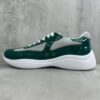 sy_no_81192BC3E259D58282EF102B8C4DD307_6 Prada America's Cup Dark Green Patent Mesh Sneaker