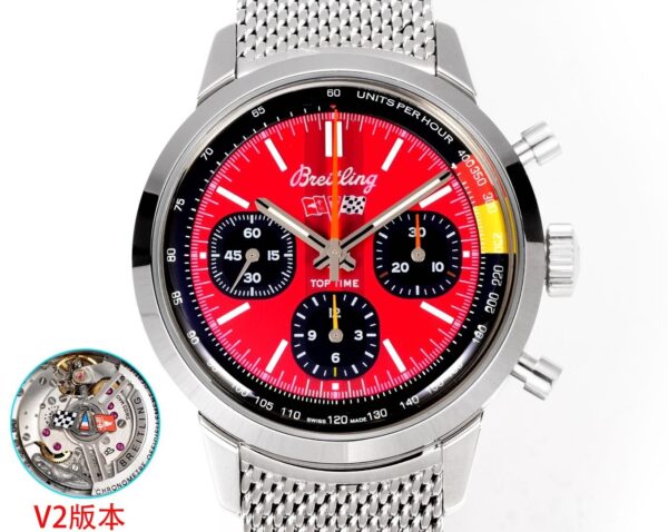 BREITLING Breitling TOP TIME series automatic mechanical movement men's watch Swiss watch red dial