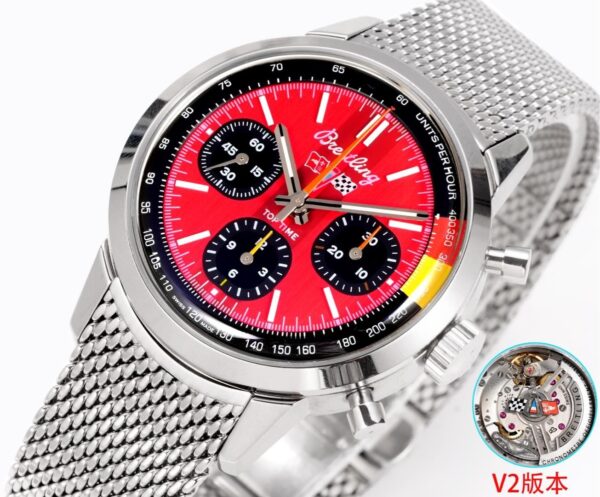 BREITLING Breitling TOP TIME series automatic mechanical movement men's watch Swiss watch red dial