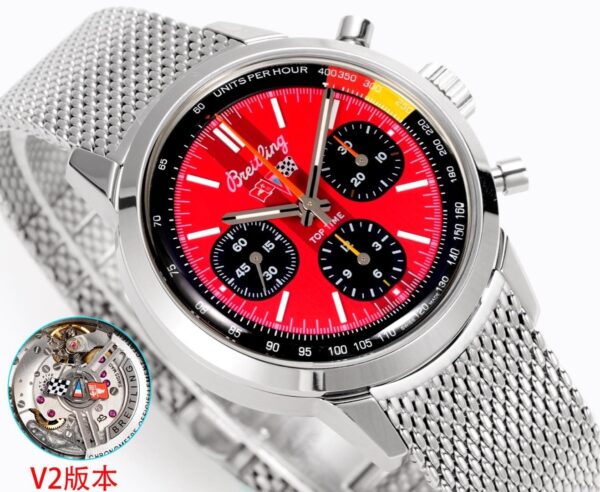 BREITLING Breitling TOP TIME series automatic mechanical movement men's watch Swiss watch red dial
