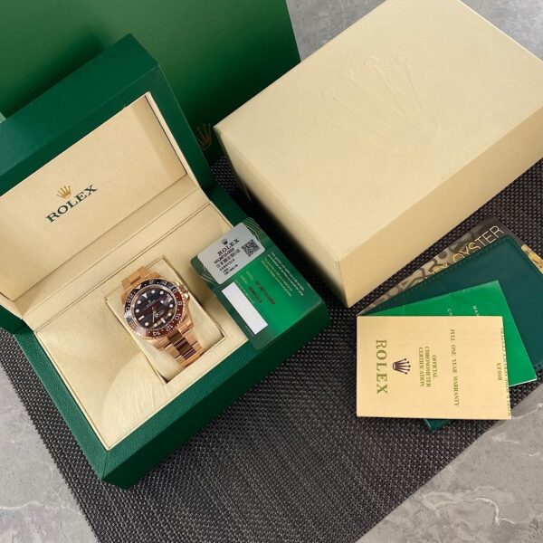 sy_no_815AB23A35374E8AAFBB9DB5F7E1611A_1 ROLEX Rolex Greenwich II automatic mechanical movement date display black dial