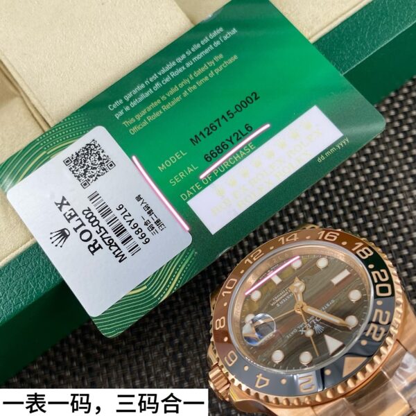 sy_no_815AB23A35374E8AAFBB9DB5F7E1611A_8 ROLEX Rolex Greenwich II automatic mechanical movement date display black dial