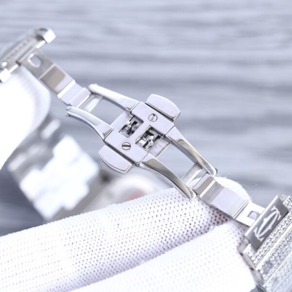 Cartier Shandushi series automatic mechanical movement men's watch gold dial stainless steel case