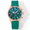 sy_no_824AAA8E9DF4200E96B060B8D0814AAF_0 IWC Pilot Series Automatic Mechanical Movement 100m Waterproof Men's Watch Swiss Watch 41mm Green Dial