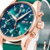 sy_no_824AAA8E9DF4200E96B060B8D0814AAF_1 IWC Pilot Series Automatic Mechanical Movement 100m Waterproof Men's Watch Swiss Watch 41mm Green Dial
