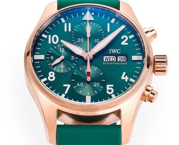 sy_no_824AAA8E9DF4200E96B060B8D0814AAF_4 IWC Pilot Series Automatic Mechanical Movement 100m Waterproof Men's Watch Swiss Watch 41mm Green Dial