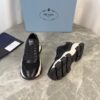 sy_no_83EF3348FB0326DE6C45106C10030BEE_5 Prada Black Leather Mesh Triangle Logo Chunky Dad Sneaker
