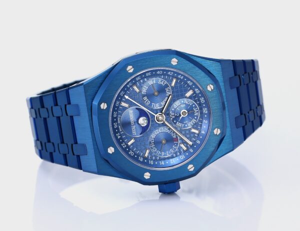 sy_no_84FB4DF827EF36B698571A6F6E1FCA75_2 AUDEMARS PIGUET Audemars Piguet Royal Oak ROYAL OAK series automatic mechanical movement 20 meter waterproof men's watch Swiss watch 41mm blue dial ceramic strap