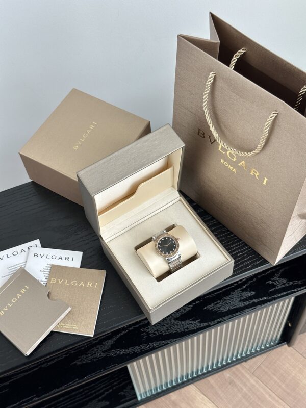 BVLGARI BVLGARI ∙ BVLGARI series watches with quartz movement, stainless steel strap, 33mm grey dial