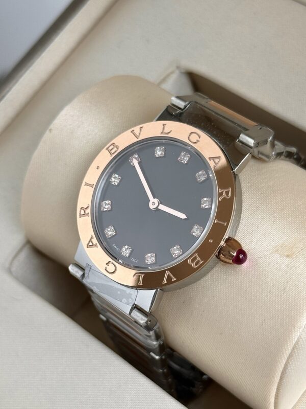 BVLGARI BVLGARI ∙ BVLGARI series watches with quartz movement, stainless steel strap, 33mm grey dial