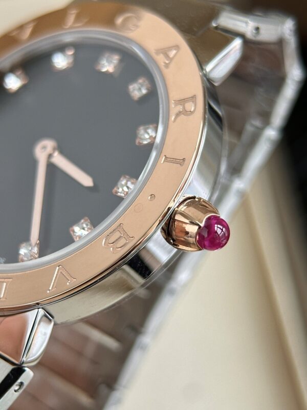 BVLGARI BVLGARI ∙ BVLGARI series watches with quartz movement, stainless steel strap, 33mm grey dial