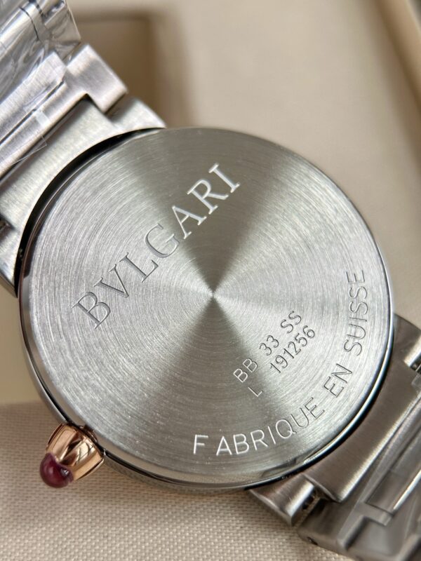 BVLGARI BVLGARI ∙ BVLGARI series watches with quartz movement, stainless steel strap, 33mm grey dial