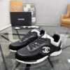 sy_no_85FDDC772F3C3B4D211D195301E80B3C_0 Chanel Black & White Chunky Sneaker with Contrast CC Logo