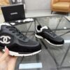 sy_no_85FDDC772F3C3B4D211D195301E80B3C_5 Chanel Black & White Chunky Sneaker with Contrast CC Logo