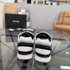 sy_no_85FDDC772F3C3B4D211D195301E80B3C_7 Chanel Black & White Chunky Sneaker with Contrast CC Logo