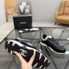 sy_no_85FDDC772F3C3B4D211D195301E80B3C_8 Chanel Black & White Chunky Sneaker with Contrast CC Logo