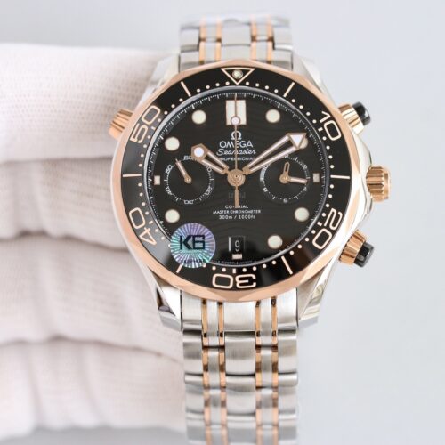 sy_no_8608CD8649F7DA701D3DBDD6373A4CD0_0 Omega Seamaster Series 300m Diving Watch Automatic Mechanical Movement Date Display Timing 300m Waterproof Men's Watch Swiss Watch 44mm Black Dial Stainless Steel Case