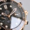 Omega Seamaster Series 300m Diving Watch Automatic Mechanical Movement Date Display Timing 300m Waterproof Men's Watch Swiss Watch 44mm Black Dial Stainless Steel Case