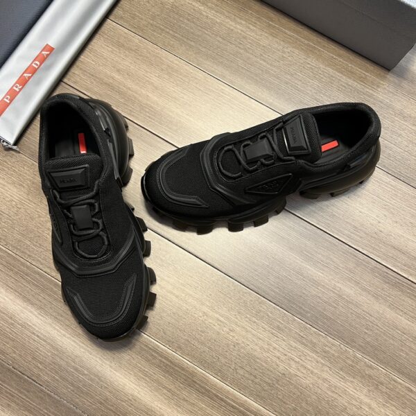 sy_no_866D2A2F21A886547A4401C153948F72_2 Prada Black Fabric Mecha Chunky Dad Sneaker