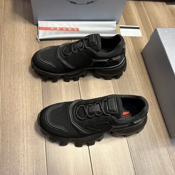 sy_no_866D2A2F21A886547A4401C153948F72_3 Prada Black Fabric Mecha Chunky Dad Sneaker