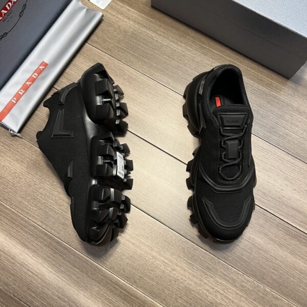 sy_no_866D2A2F21A886547A4401C153948F72_5 Prada Black Fabric Mecha Chunky Dad Sneaker