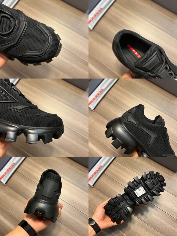sy_no_866D2A2F21A886547A4401C153948F72_8 Prada Black Fabric Mecha Chunky Dad Sneaker