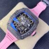 RICHARD MILLE automatic mechanical movement hollow dial carbon fiber case rubber strap