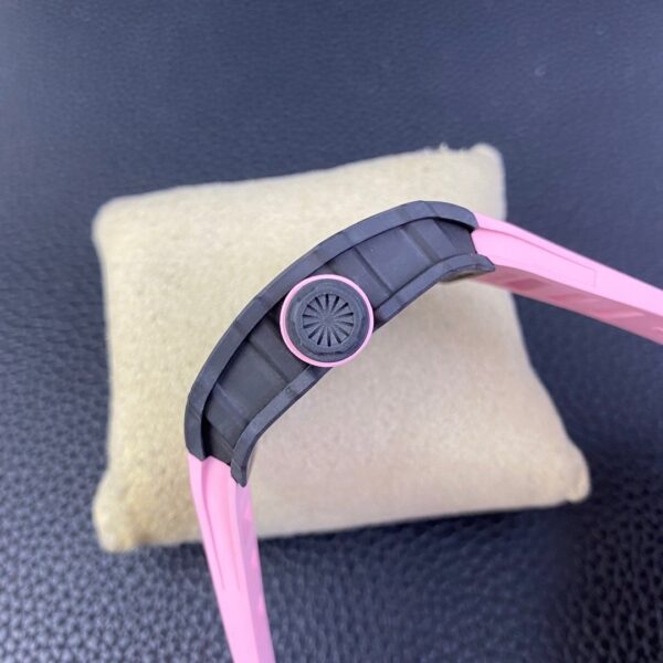 RICHARD MILLE automatic mechanical movement hollow dial carbon fiber case rubber strap