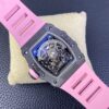 RICHARD MILLE automatic mechanical movement hollow dial carbon fiber case rubber strap