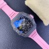 RICHARD MILLE automatic mechanical movement hollow dial carbon fiber case rubber strap