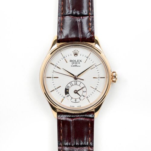 ROLEX Rolex Cellini series automatic mechanical movement waterproof dual time zone men's watch Swiss watch 39mm