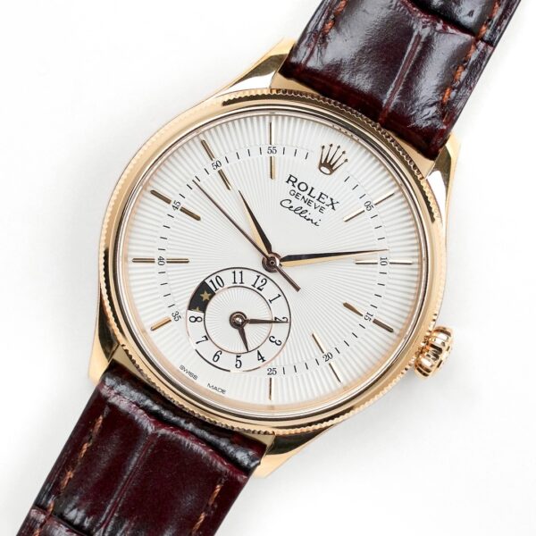 ROLEX Rolex Cellini series automatic mechanical movement waterproof dual time zone men's watch Swiss watch 39mm