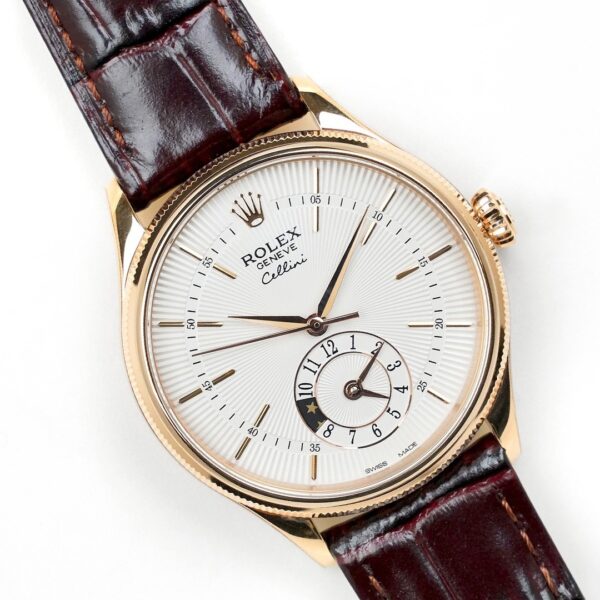 ROLEX Rolex Cellini series automatic mechanical movement waterproof dual time zone men's watch Swiss watch 39mm