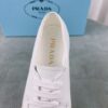 Prada White Saffiano Leather Lace-Up Casual Shoe